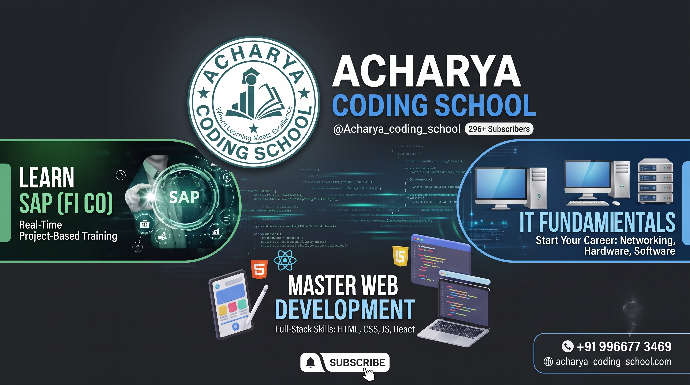 Acharya Coding School YouTube Channel