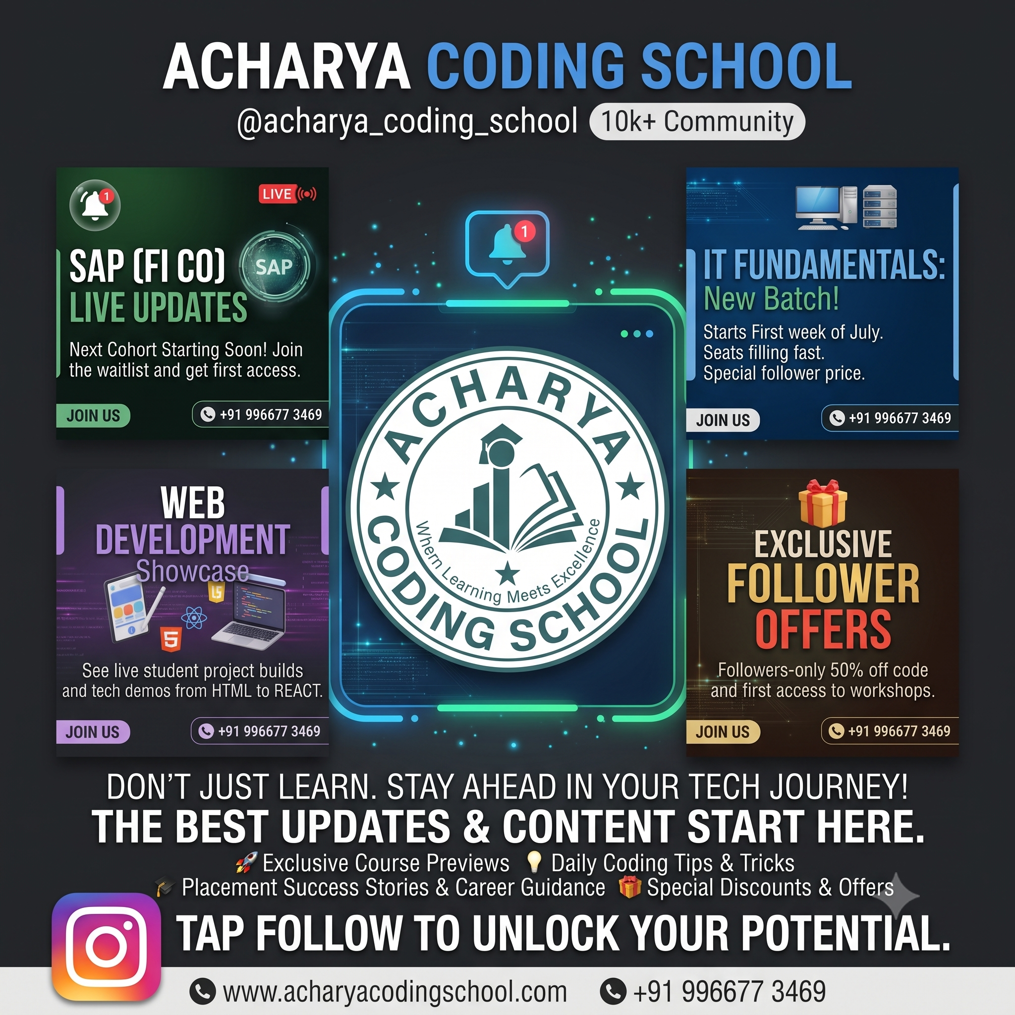 Acharya Coding School on Instagram